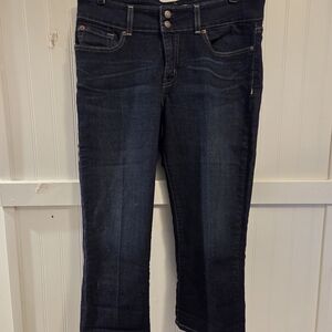 Signature by Levi Strauss Dark Blue Women's Ankle Jeans